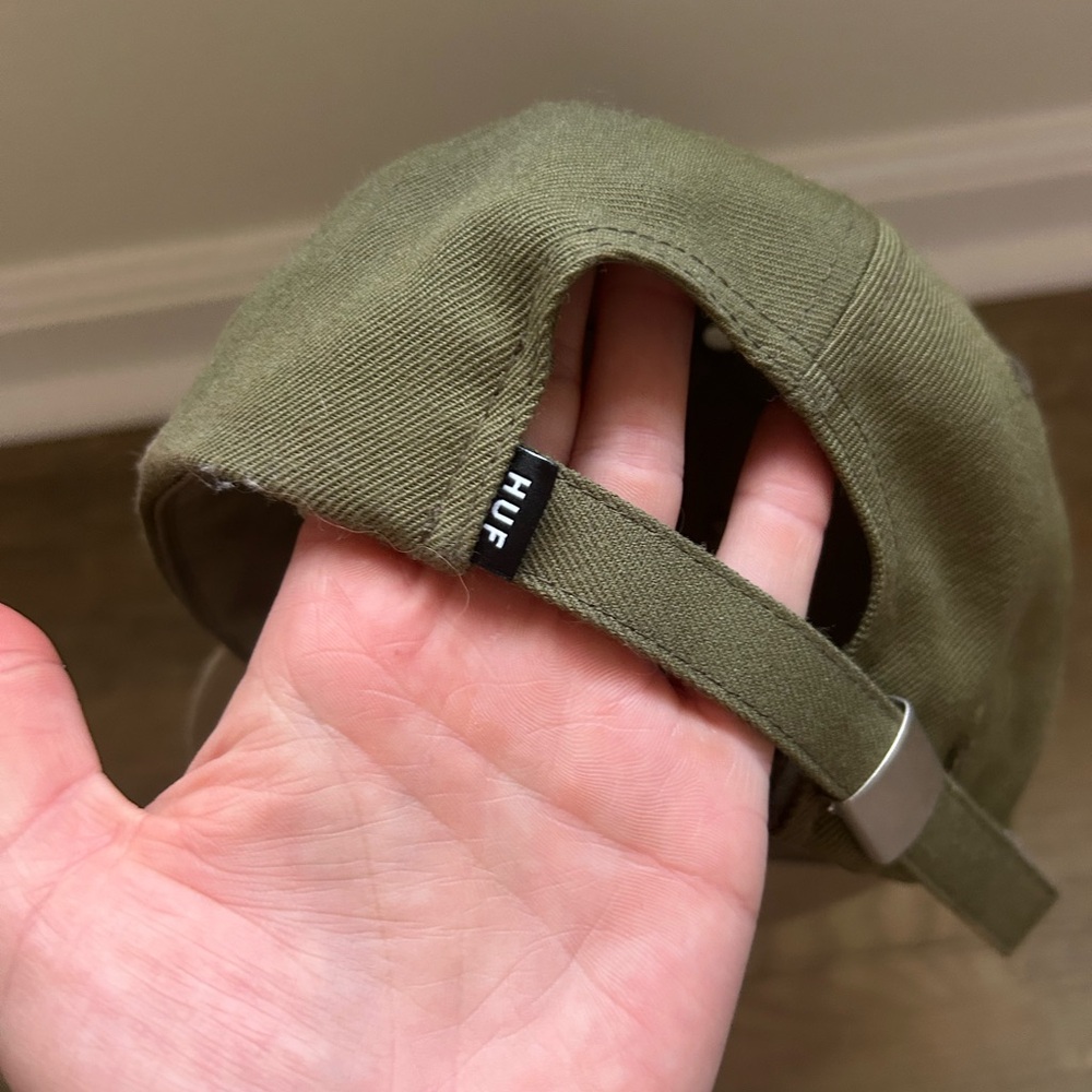 HUF Olive and Tan 6-panel Hat - Picture 2 of 3